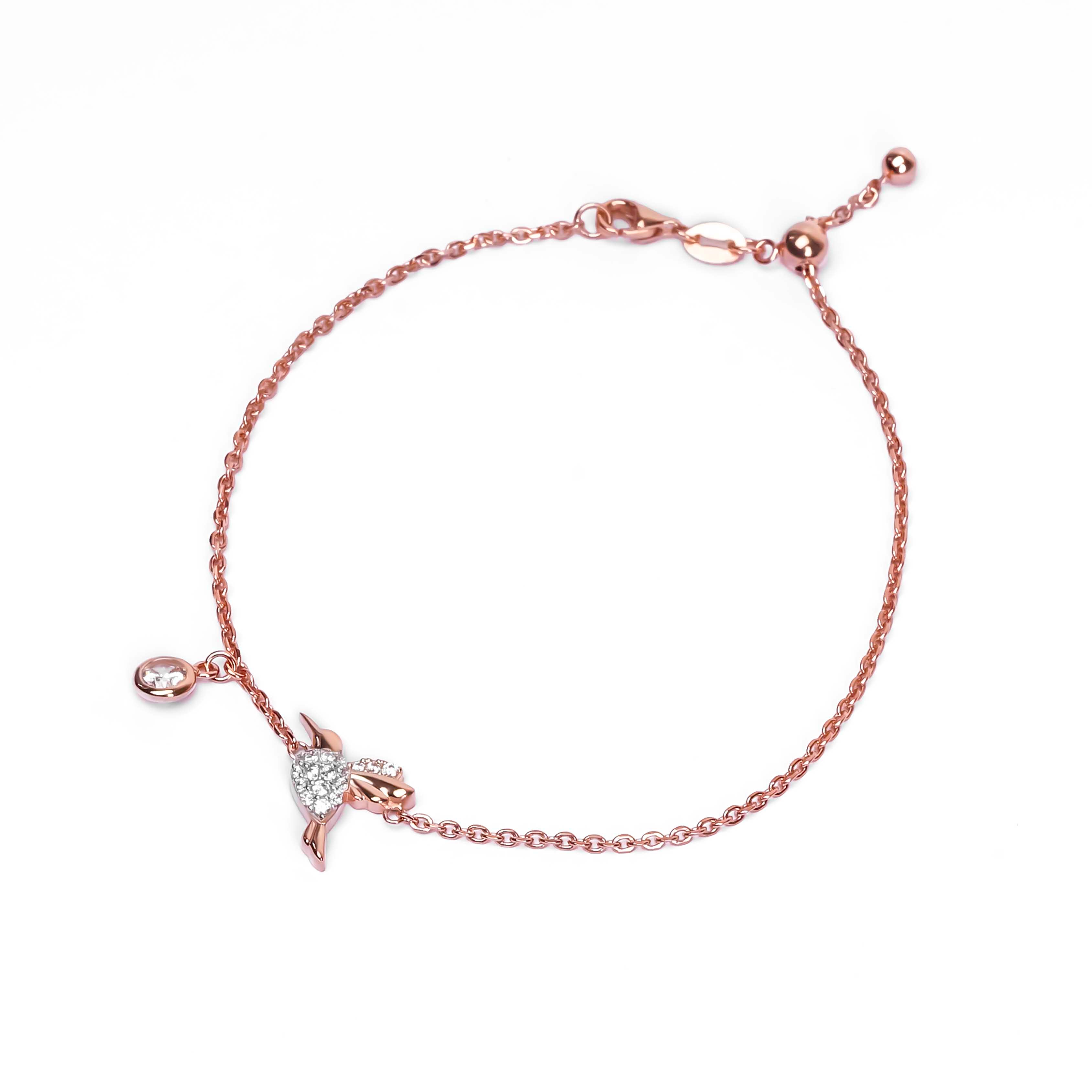 Gelang Serut Emas 7k - Birdy Gold Bracelet - Garden Collection - Juene Jewelry