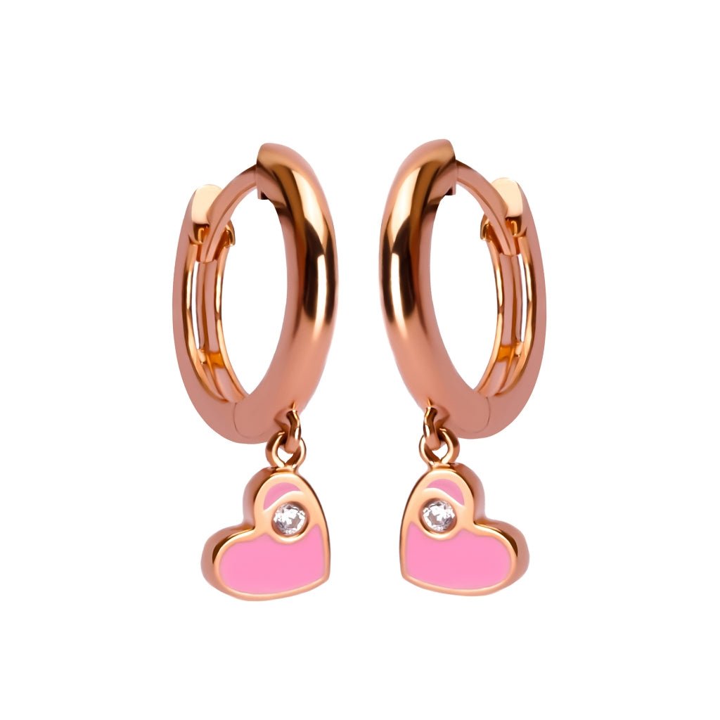 Anting Hoops Emas 7k - Darling Gold Hoops Earring - Cherish Collection - Juene Jewelry - Juene