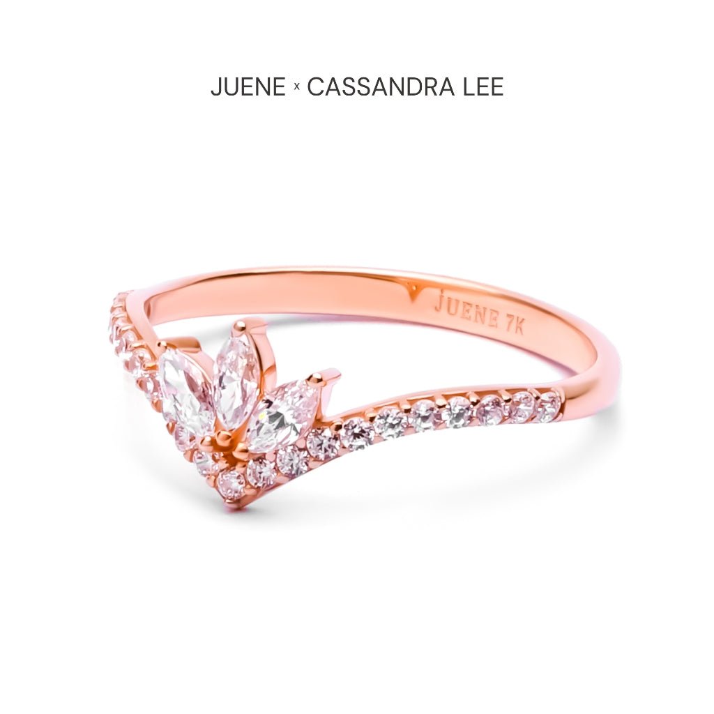 Cincin Emas 7k - Amouria Gold Ring - Juene x Cassandra Lee Enchanted Collection - Juene Jewelry - Juene