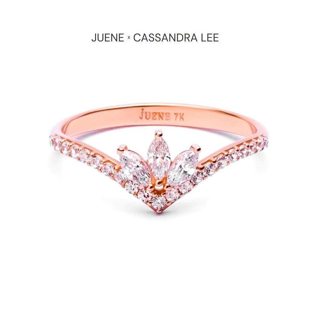 Cincin Emas 7k - Amouria Gold Ring - Juene x Cassandra Lee Enchanted Collection - Juene Jewelry - Juene