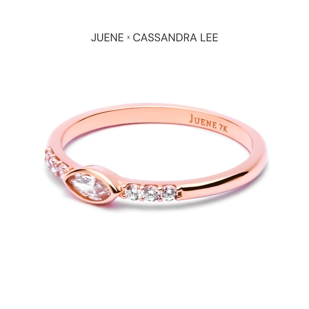 Cincin Emas 7k - Bliss Gold Ring - Juene x Cassandra Lee Enchanted Collection - Juene Jewelry - Juene