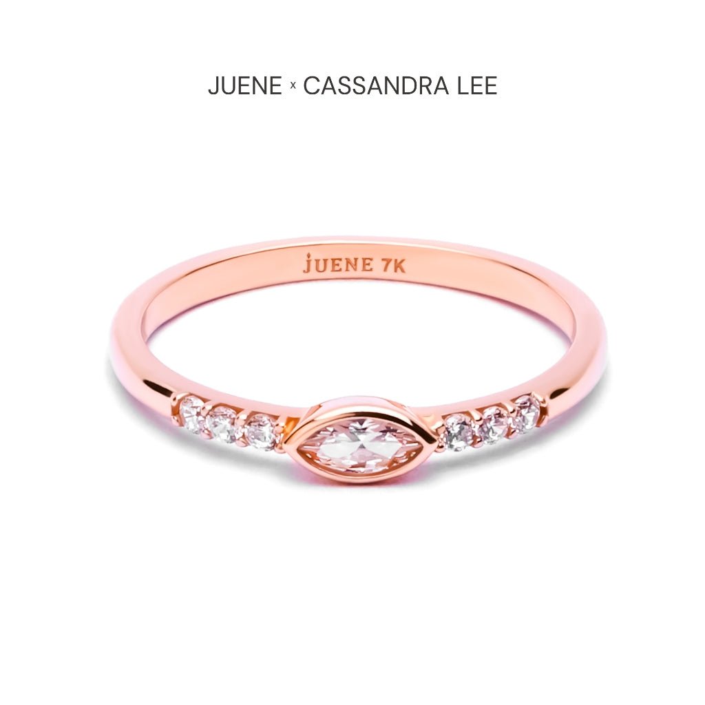 Cincin Emas 7k - Bliss Gold Ring - Juene x Cassandra Lee Enchanted Collection - Juene Jewelry - Juene