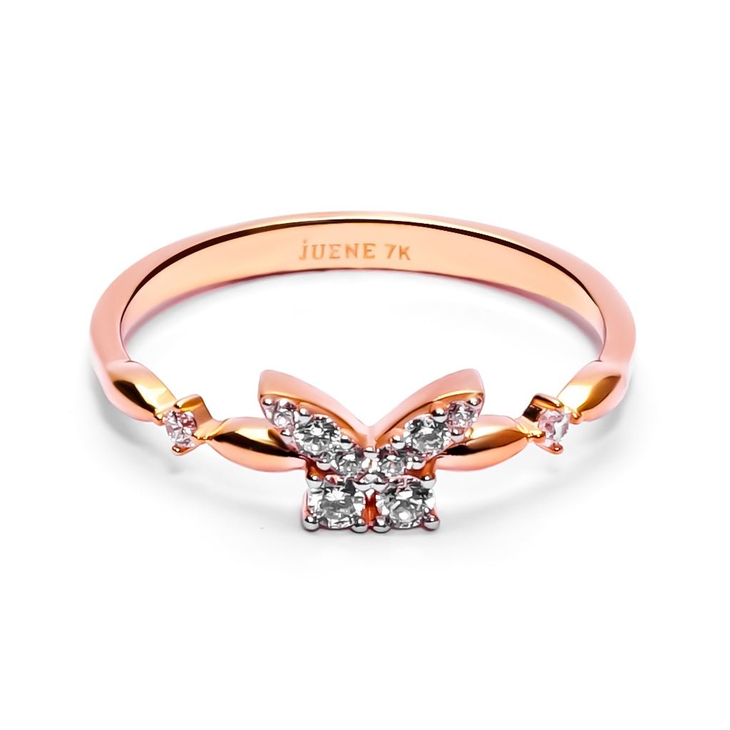 Cincin Emas 7k - Camila Gold Ring - Garden Collection - Juene Jewelry - Juene