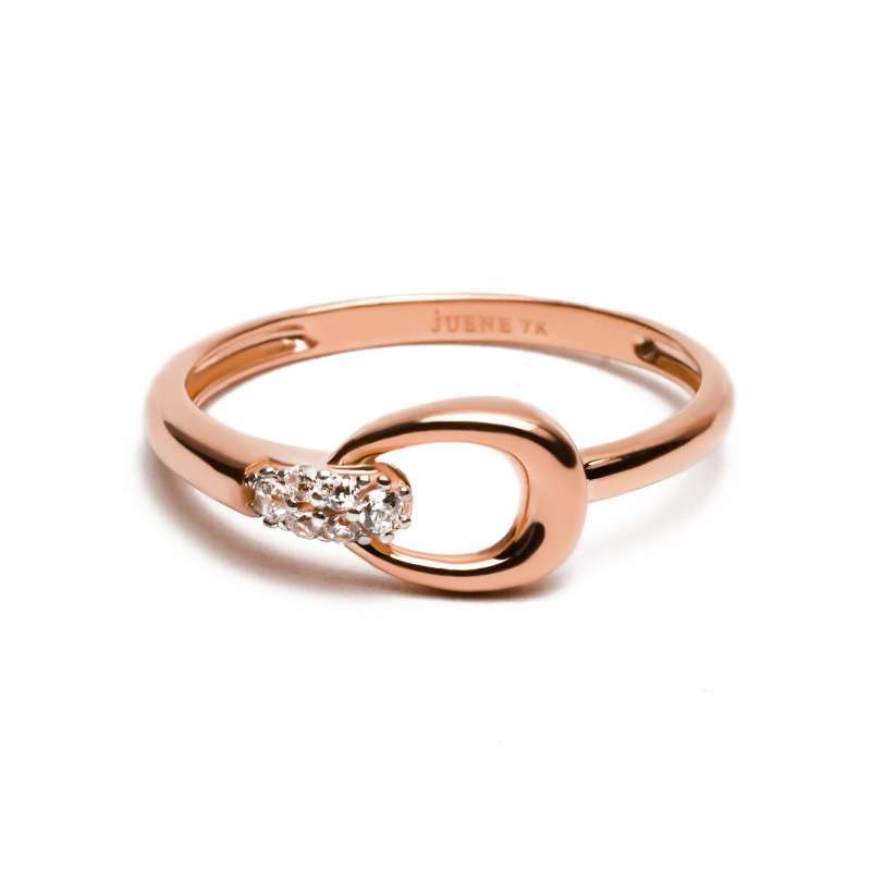 Cincin Emas 7k - Coppen Gold Ring - Luxia Collection - Juene Jewelry - Juene