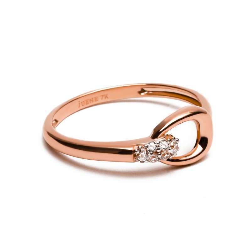 Cincin Emas 7k - Coppen Gold Ring - Luxia Collection - Juene Jewelry - Juene