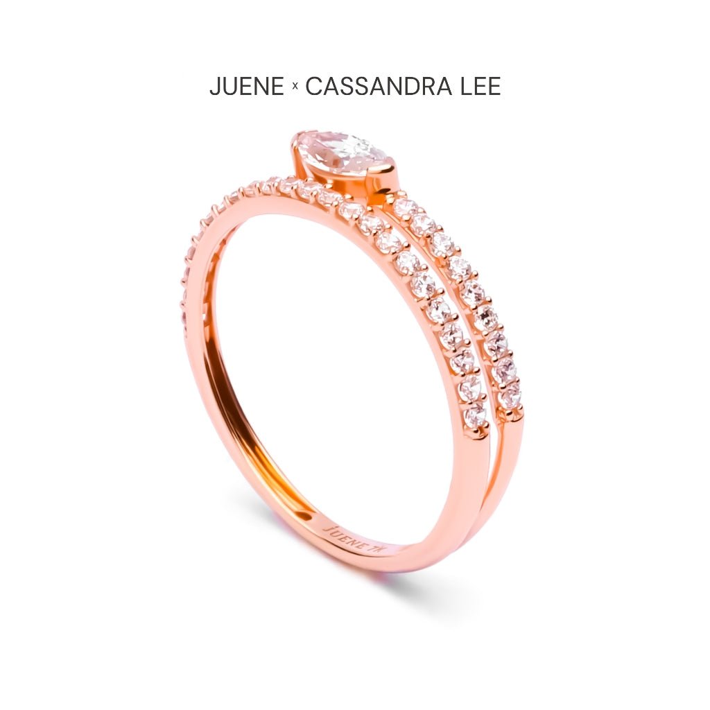 Cincin Emas 7k - Eteria Gold Ring - Juene x Cassandra Lee Enchanted Collection - Juene Jewelry - Juene