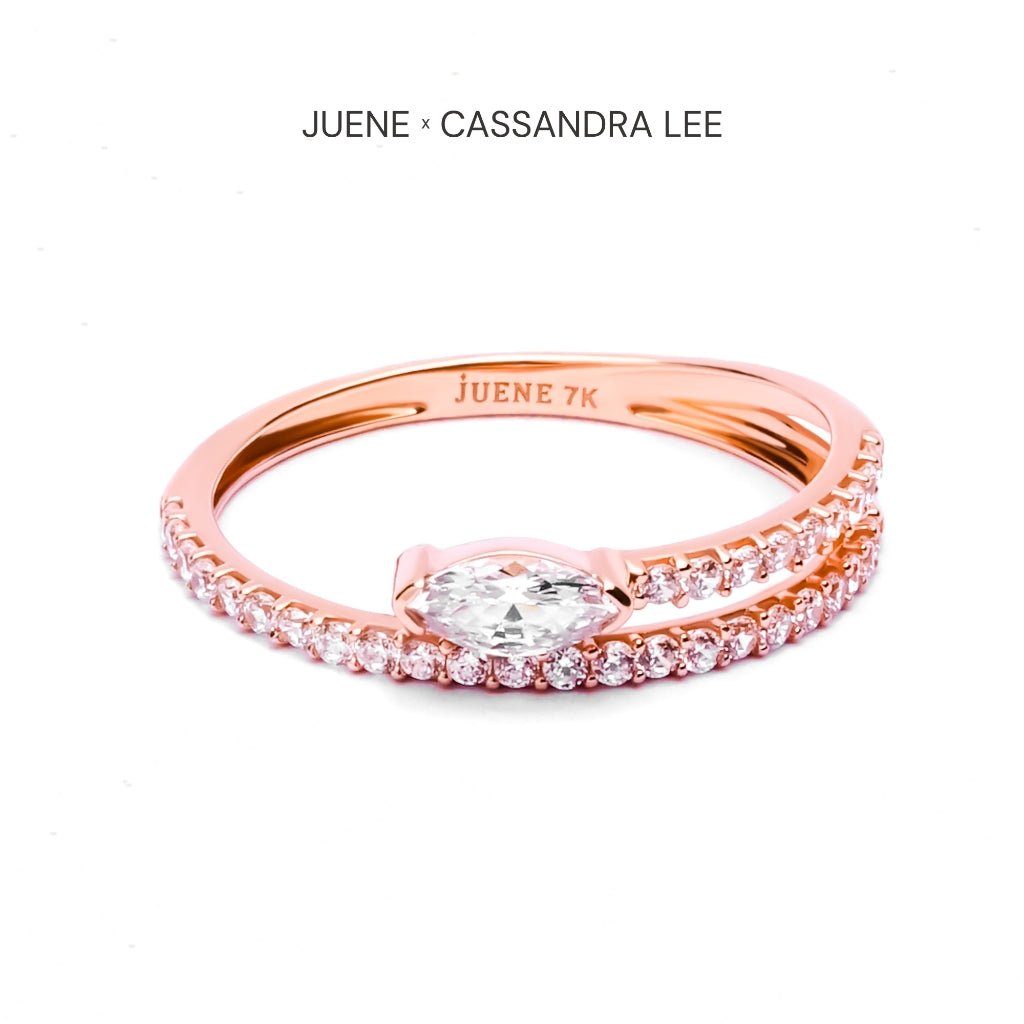 Cincin Emas 7k - Eteria Gold Ring - Juene x Cassandra Lee Enchanted Collection - Juene Jewelry - Juene