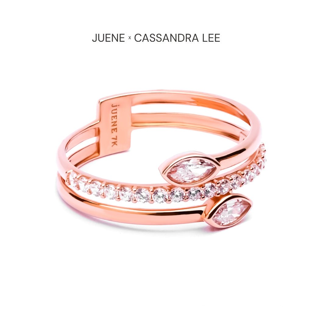 Cincin Emas 7k - Eterna Gold Ring - Juene x Cassandra Lee Enchanted Collection - Juene Jewelry - Juene