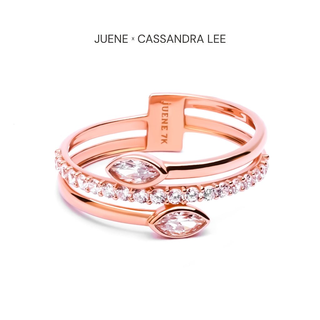 Cincin Emas 7k - Eterna Gold Ring - Juene x Cassandra Lee Enchanted Collection - Juene Jewelry - Juene