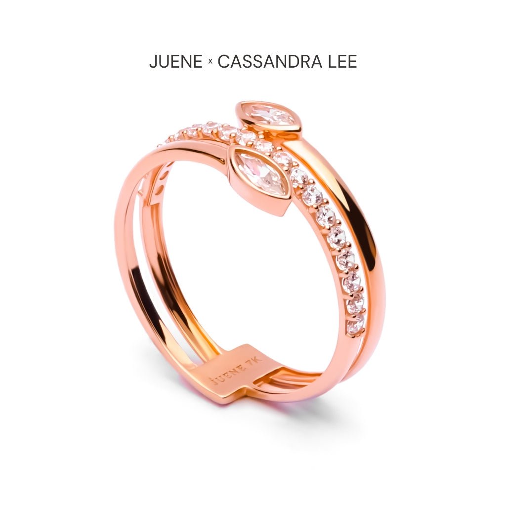 Cincin Emas 7k - Eterna Gold Ring - Juene x Cassandra Lee Enchanted Collection - Juene Jewelry - Juene