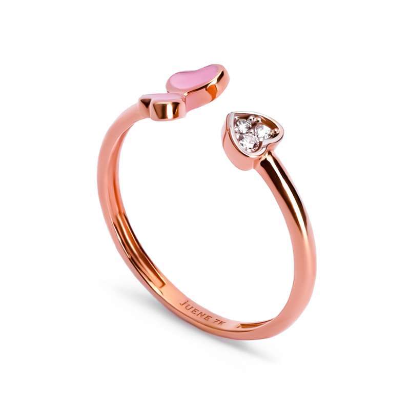 Cincin Emas 7k - Lala Gold Ring - Cherish Collection - Juene Jewelry - Juene