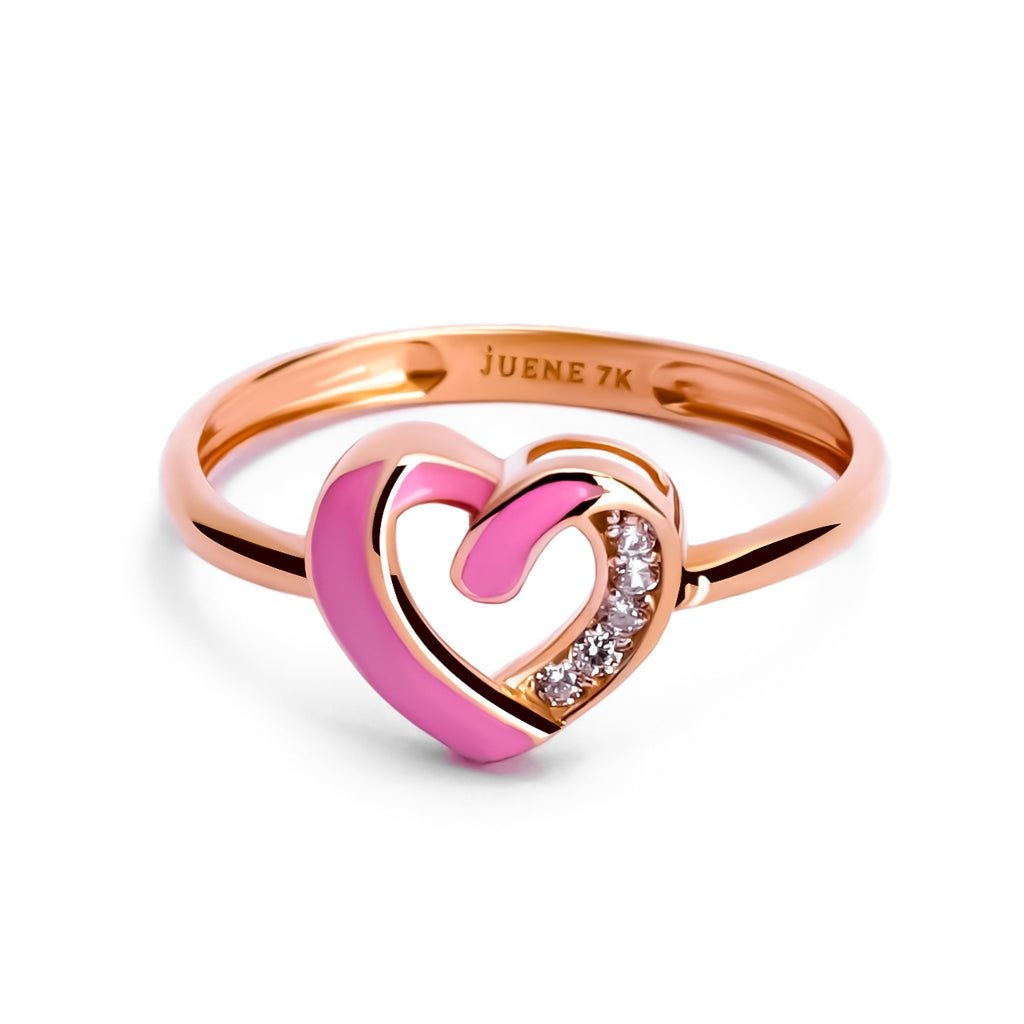 Cincin Emas 7k - Oline Gold Ring - Cherish Collection - Juene Jewelry - Juene