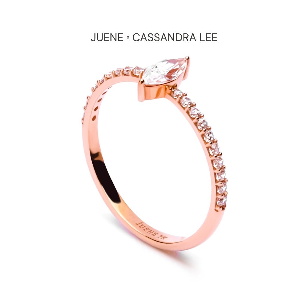 Cincin Emas 7k - Valour Gold Ring - Juene x Cassandra Lee Enchanted Collection - Juene Jewelry - Juene