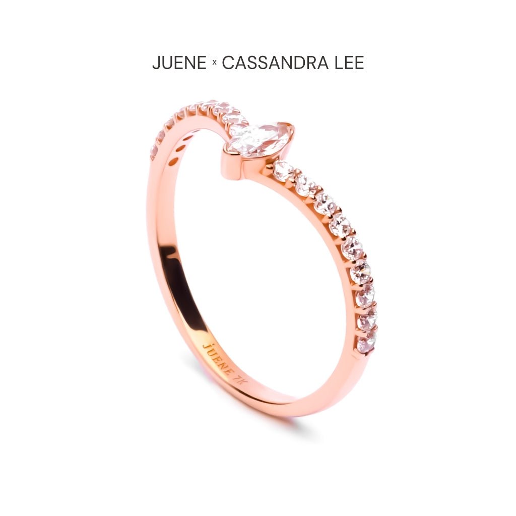 Cincin Emas 7k - Velora Gold Ring - Juene x Cassandra Lee Enchanted Collection - Juene Jewelry - Juene