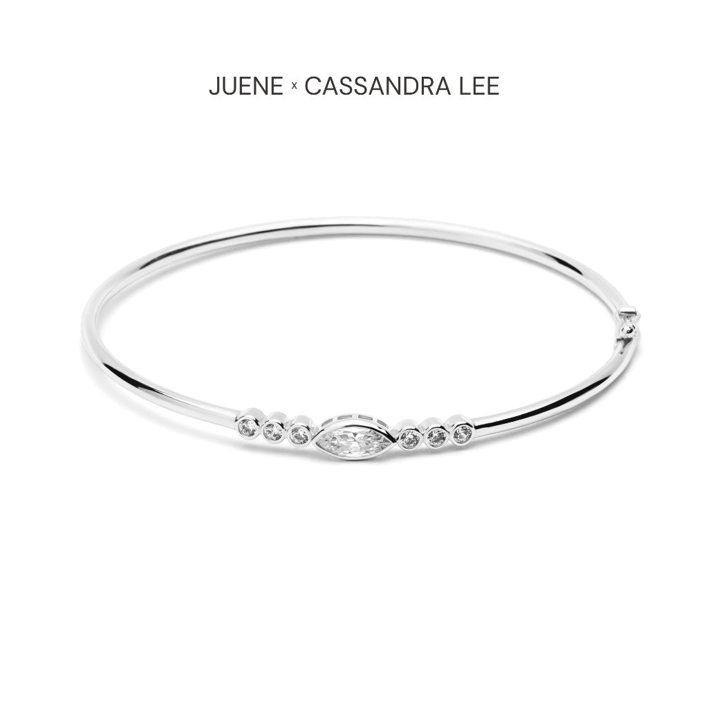 Gelang Emas 7k - Bliss Gold Bangle - Juene x Cassandra Lee Enchanted Collection - Juene Jewelry - Juene