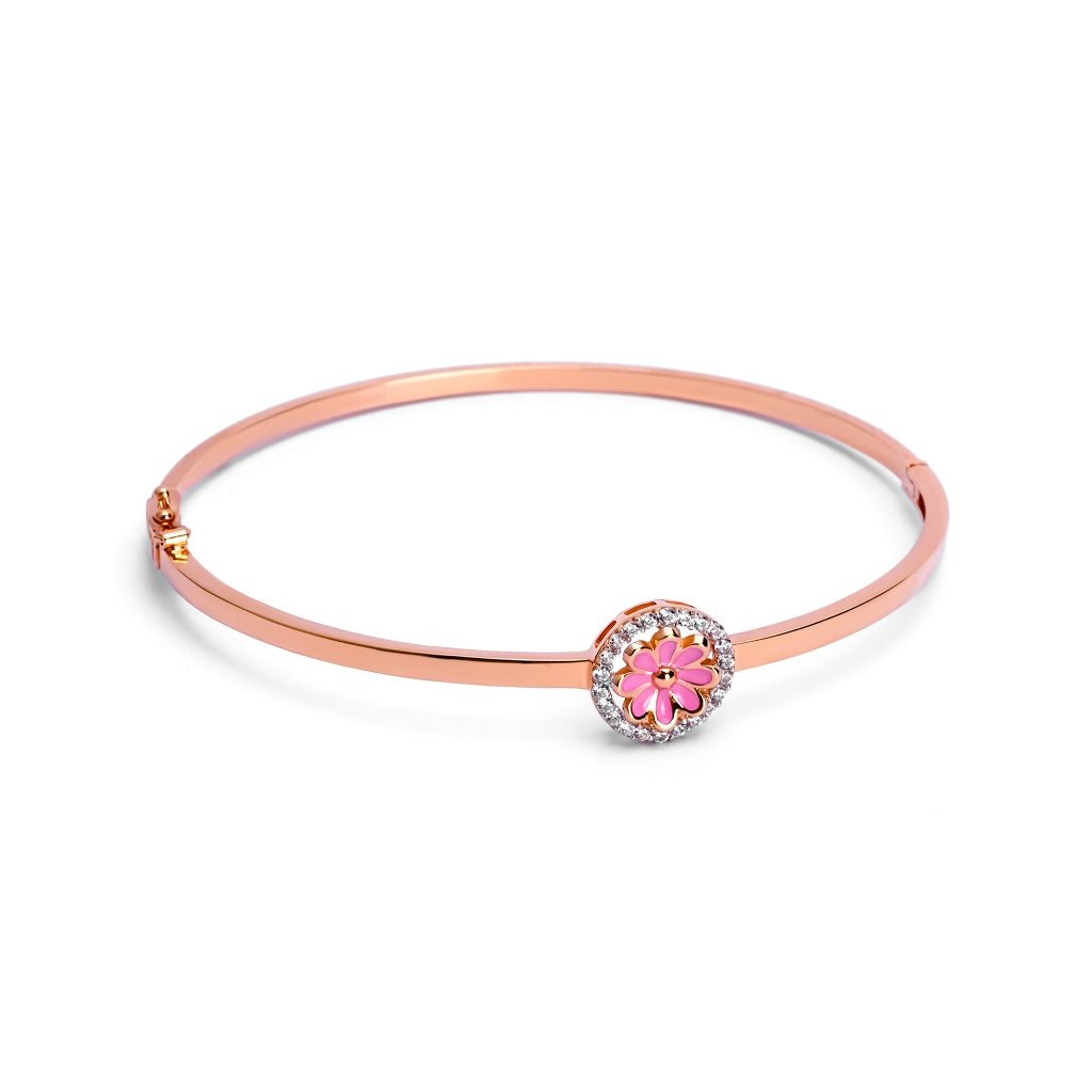 Gelang Emas 7k - Chloe Gold Bangle - Cherish Collection - Juene Jewelry - Juene