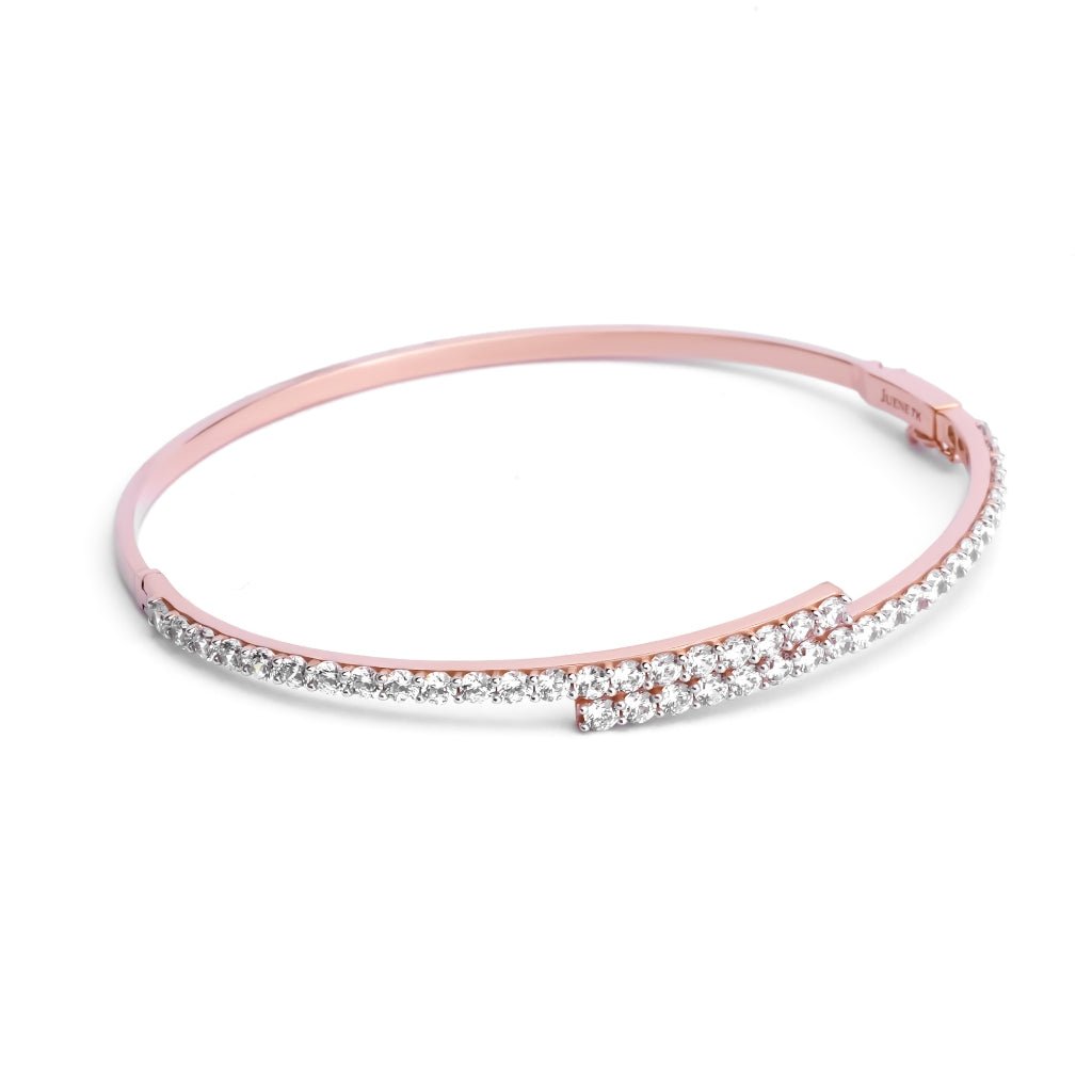 Gelang Emas 7k - Harper Gold Bangle - Dazzling Collection - Juene Jewelry - Juene