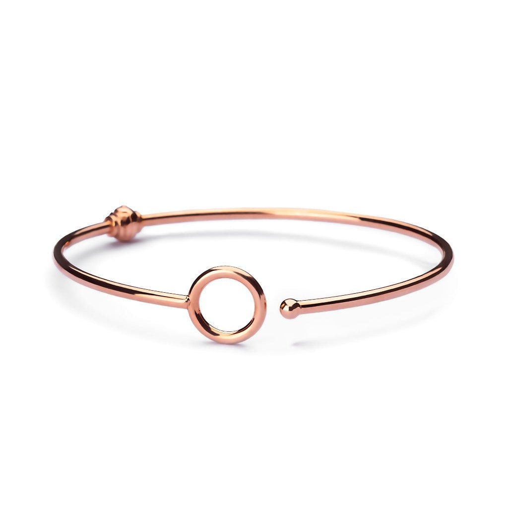 Gelang Emas 7k - Hope Gold Bangle - Dazzling Collection - Juene Jewelry