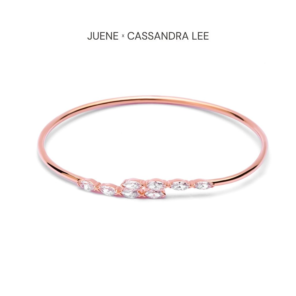 Gelang Emas 7k - Passion Gold Bangle - Juene x Cassandra Lee Enchanted Collection - Juene Jewelry - Juene