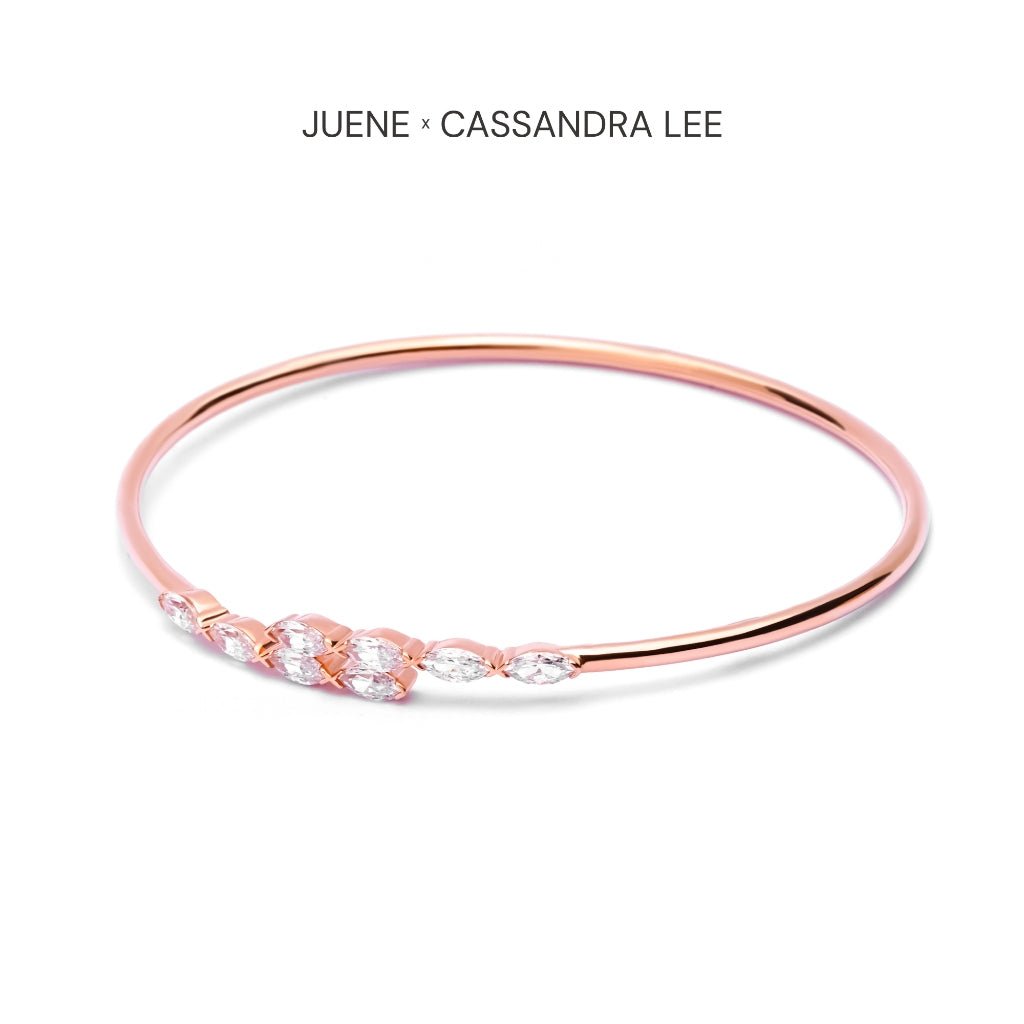 Gelang Emas 7k - Passion Gold Bangle - Juene x Cassandra Lee Enchanted Collection - Juene Jewelry - Juene