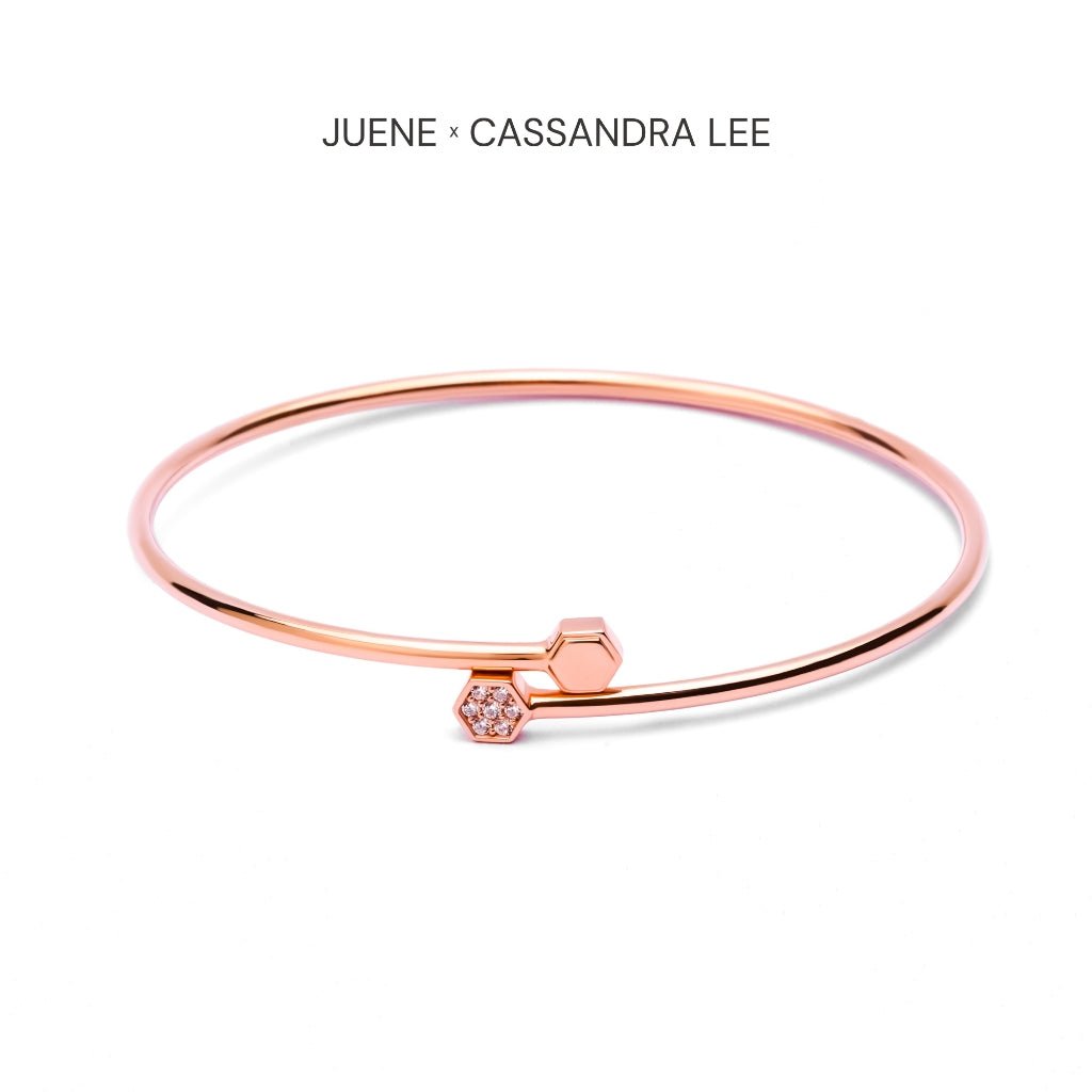 Gelang Emas 7k - Style Gold Bangle - Juene x Cassandra Lee Enchanted Collection - Juene Jewelry - Juene