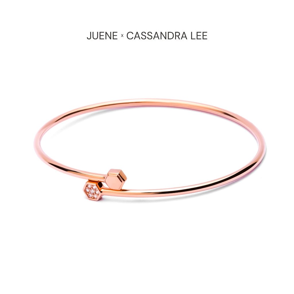 Gelang Emas 7k - Style Gold Bangle - Juene x Cassandra Lee Enchanted Collection - Juene Jewelry - Juene