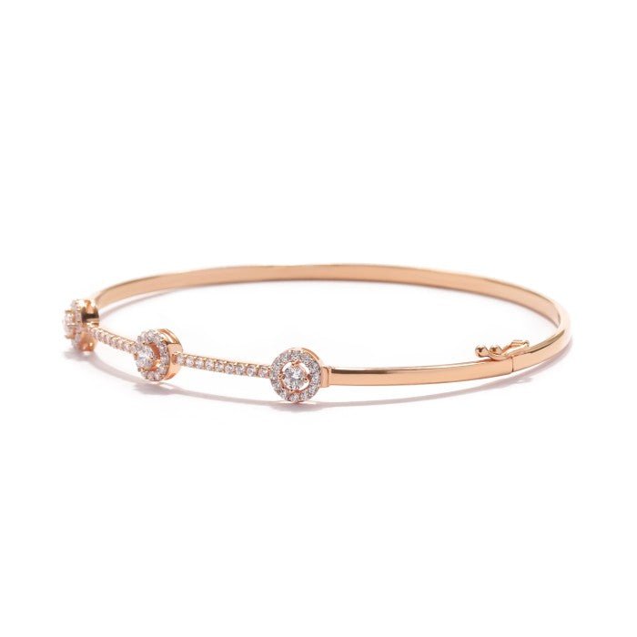 Gelang Emas 7k - Thalitha Gold Bangle - Dazzling Collection - Juene Jewelry