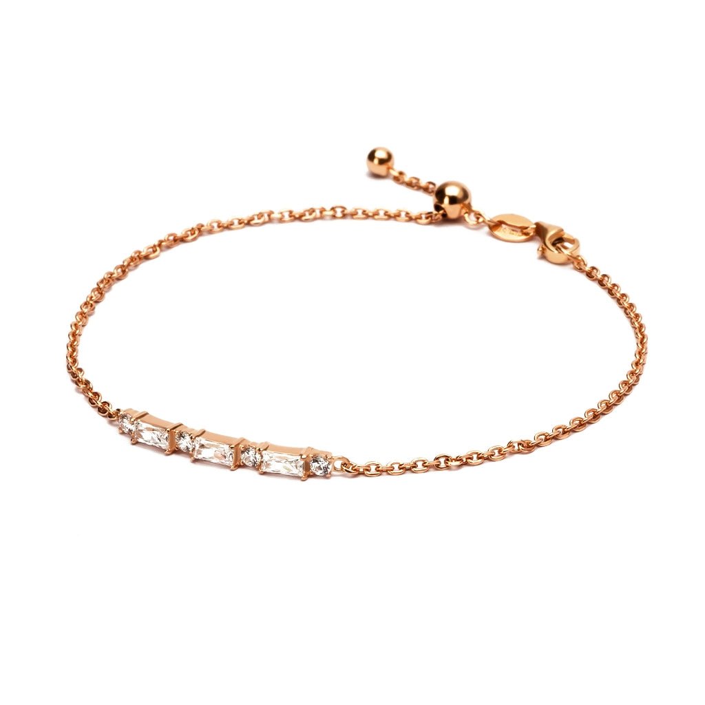 Gelang Serut Emas 7k - Aria Gold Bracelet - Quadra Collection - Juene Jewelry