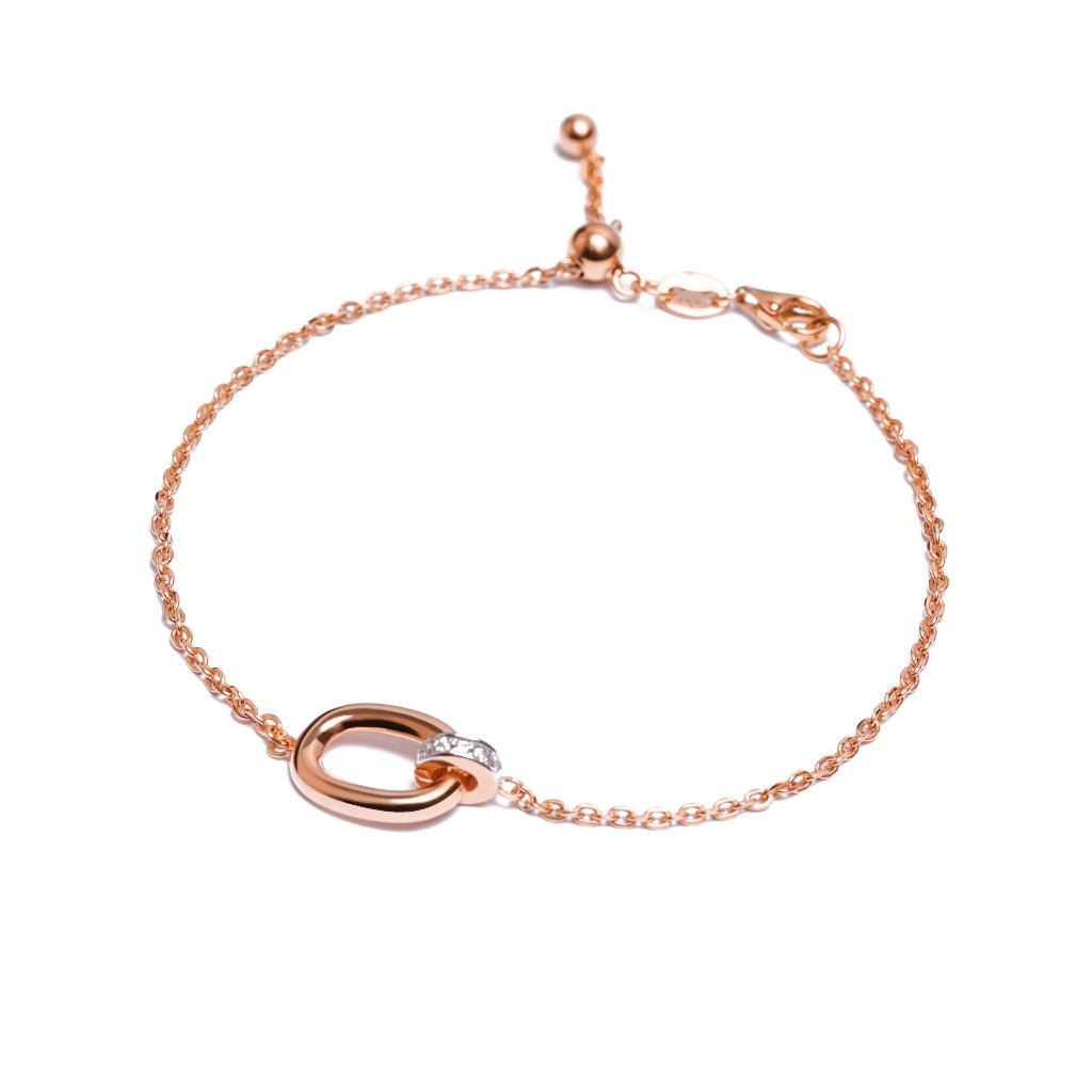 Gelang Serut Emas 7k - Ashley Gold Bracelet - Luxia Collection - Juene Jewelry - Juene