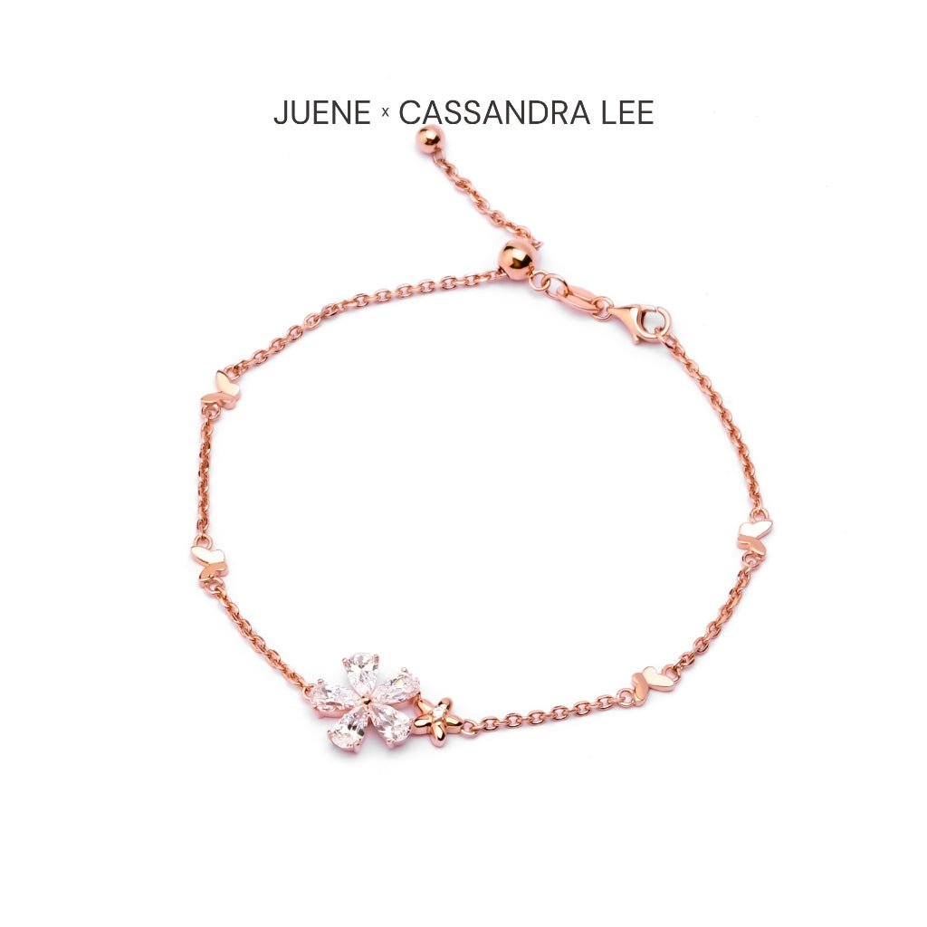 Gelang Serut Emas 7k - Bloom Gold Bracelet - Juene x Cassandra Lee Enchanted Collection - Juene Jewelry - Juene