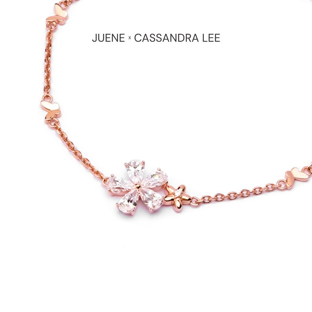 Gelang Serut Emas 7k - Bloom Gold Bracelet - Juene x Cassandra Lee Enchanted Collection - Juene Jewelry - Juene