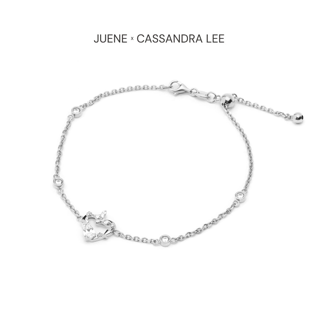 Gelang Serut Emas 7k - Heartfelt Gold Bracelet - Juene x Cassandra Lee Enchanted Collection - Juene Jewelry - Juene