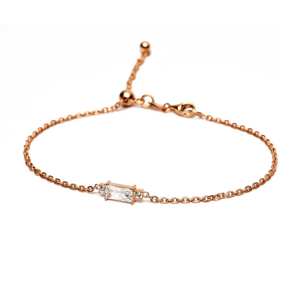 Gelang Serut Emas 7k - Nora Gold Bracelet - Quadra Collection - Juene Jewelry - Juene