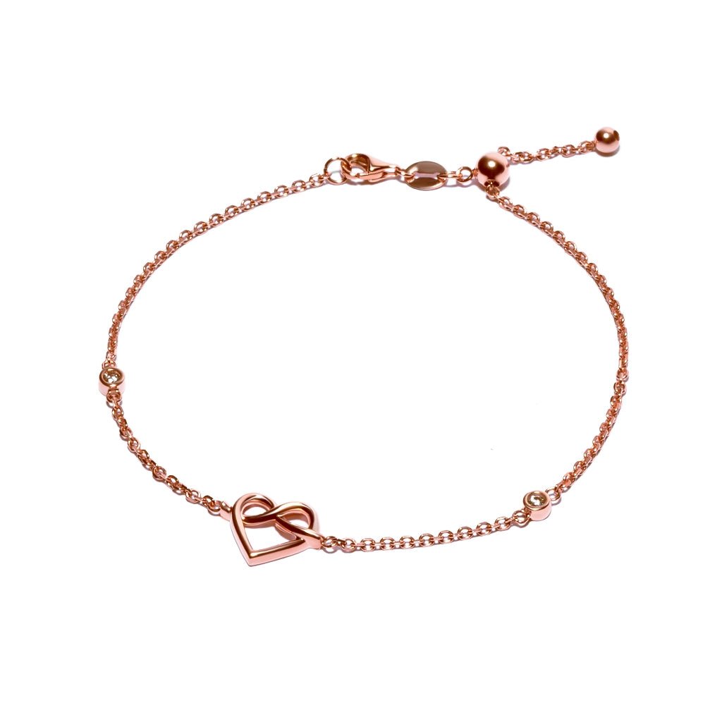 Gelang Serut Emas 7k - Pretzels Love Gold Bracelet - Treasure Collection - Juene Jewelry - Juene