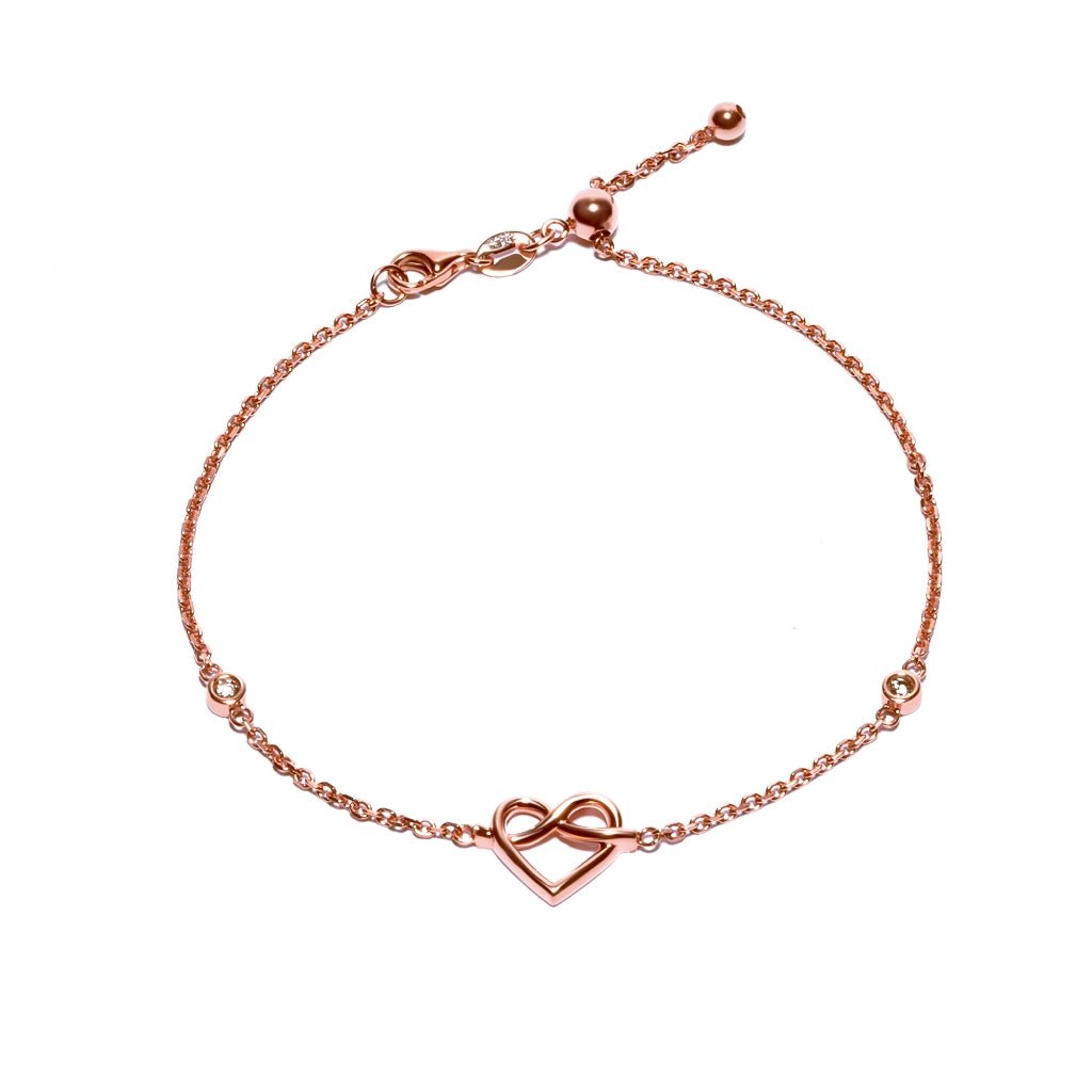 Gelang Serut Emas 7k - Pretzels Love Gold Bracelet - Treasure Collection - Juene Jewelry - Juene