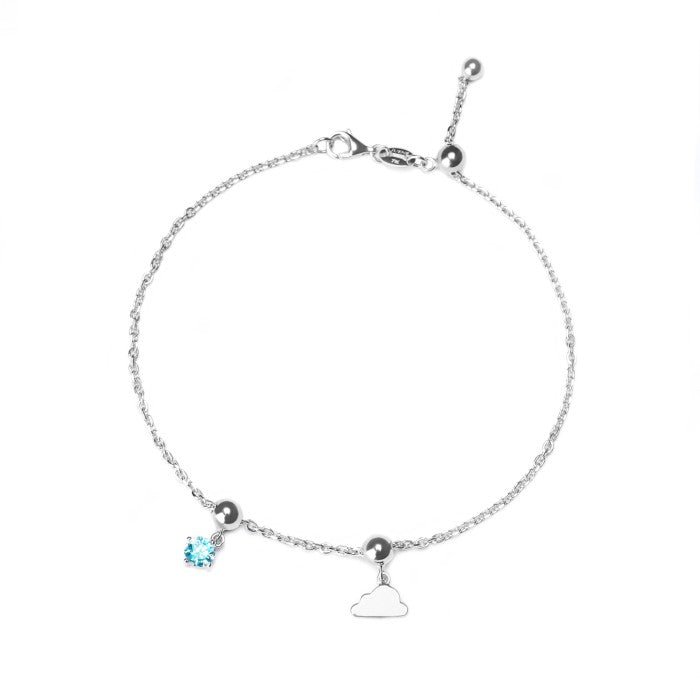 Gelang Serut Emas 7k - Sky Cloud Gold Bracelet - The Shades Collection - Juene Jewelry