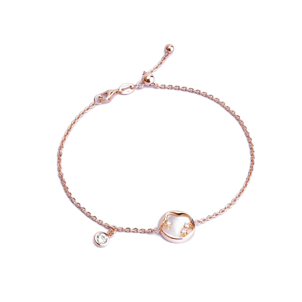 Gelang Serut Emas 7k - Star Gold Bracelet - Mother of Pearl Collection - Juene Jewelry - Juene