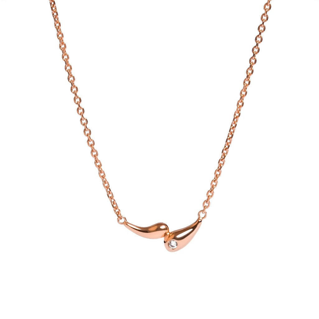 Kalung Serut Emas 7k - Dena Gold Necklace - Luxia Collection - Juene Jewelry