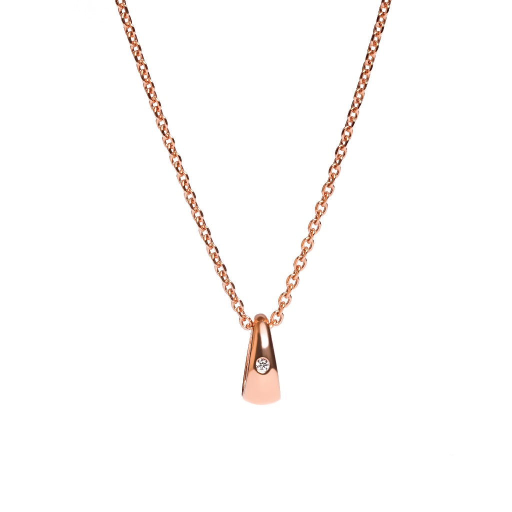 Kalung Serut Emas 7k - Cara Gold Necklace - Luxia Collection - Juene Jewelry