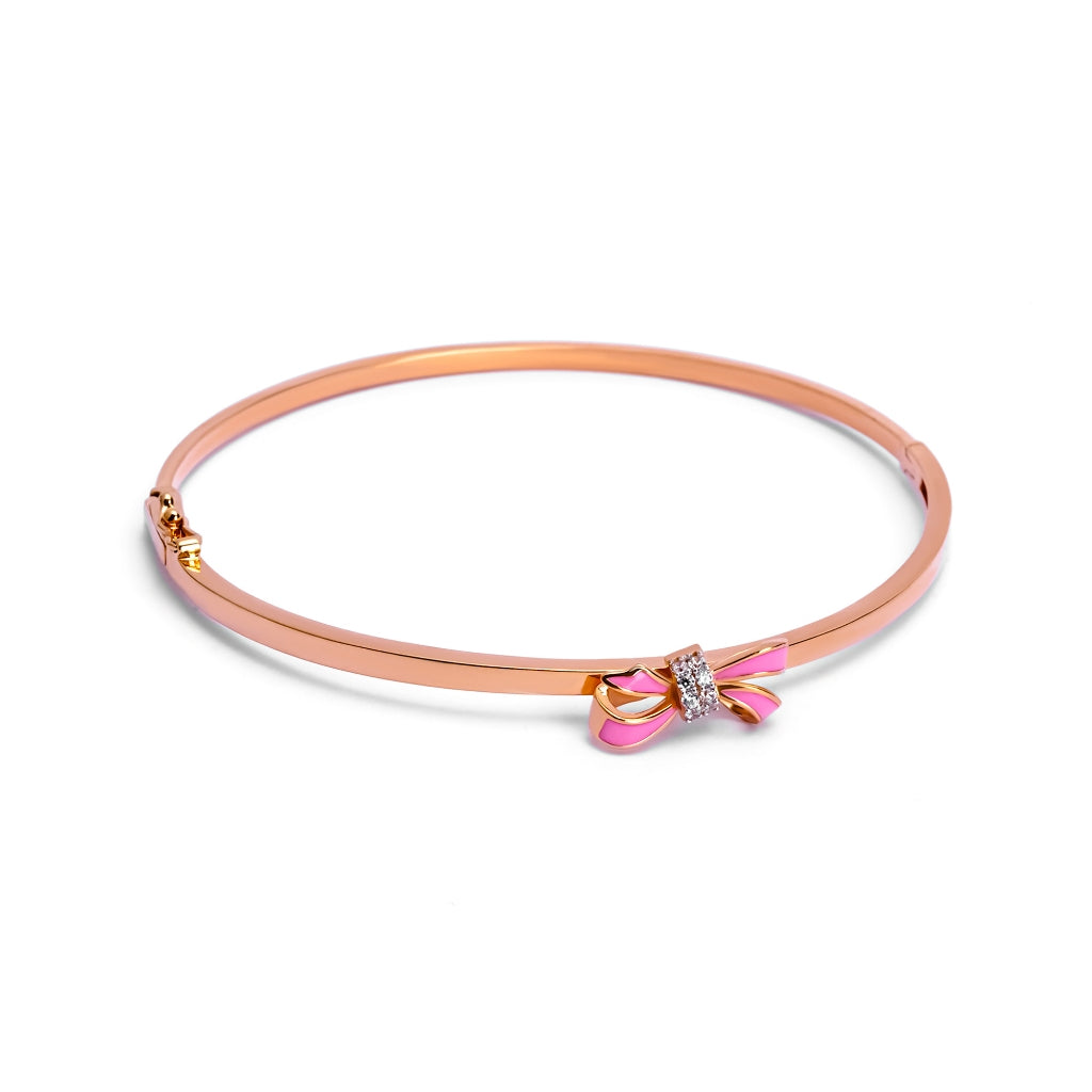 Gelang Emas 7k - Fayt Gold Bangle - Cherish Collection - Juene Jewelry