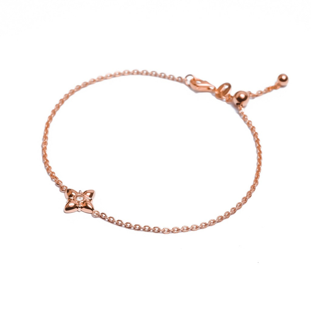 Gelang Serut Emas 7k - Clark Gold Bracelet - Luxia Collection - Juene Jewelry