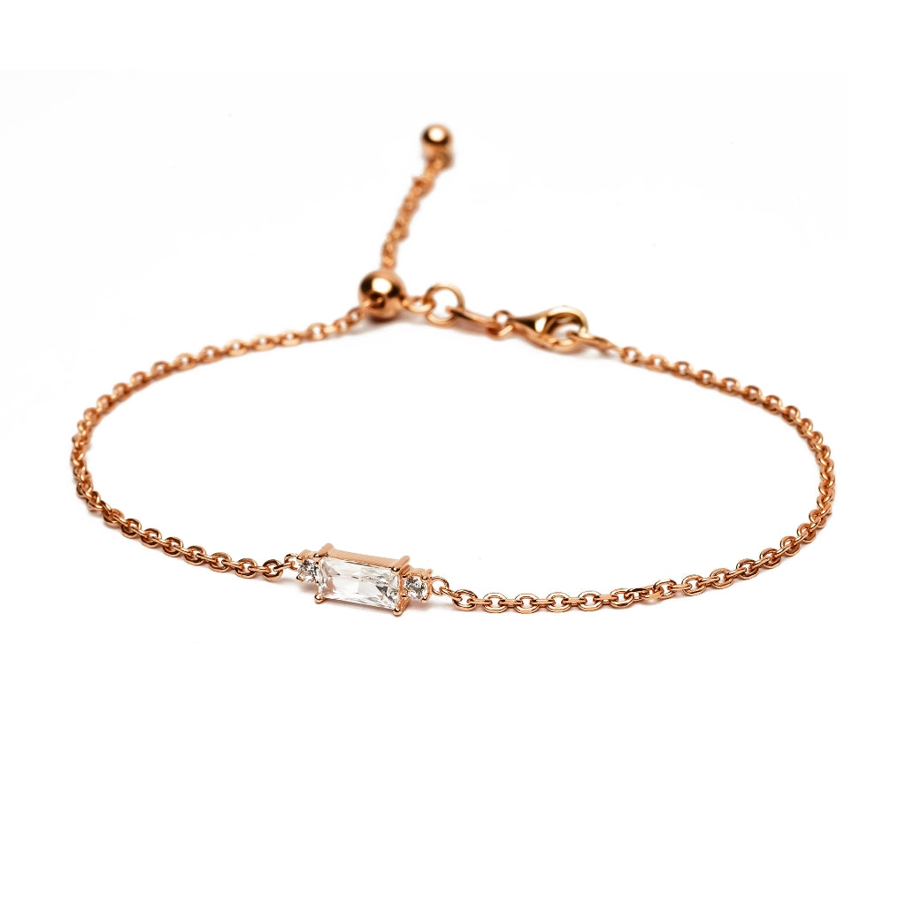 Gelang Serut Emas 7k - Nora Gold Bracelet - Quadra Collection - Juene Jewelry