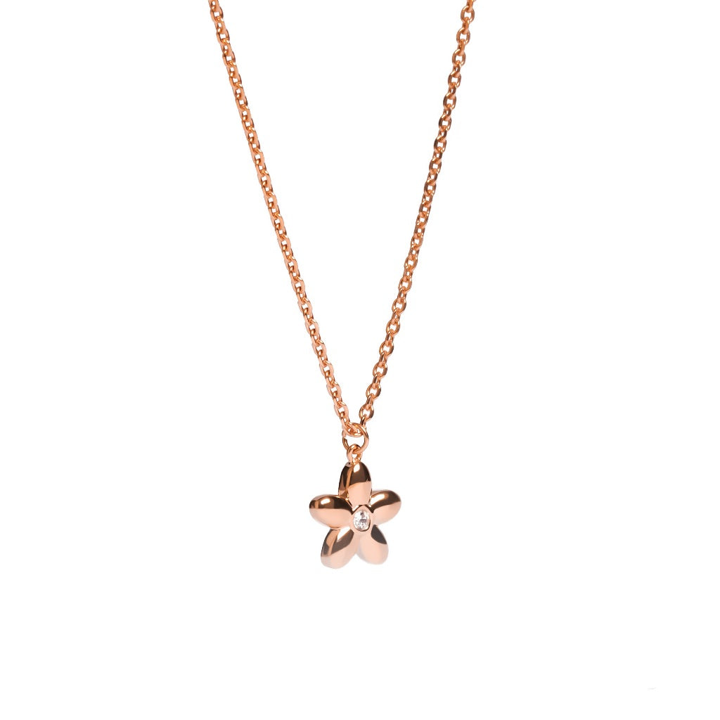 Kalung Serut Emas 7k - Florka Gold Necklace - Luxia Collection - Juene Jewelry