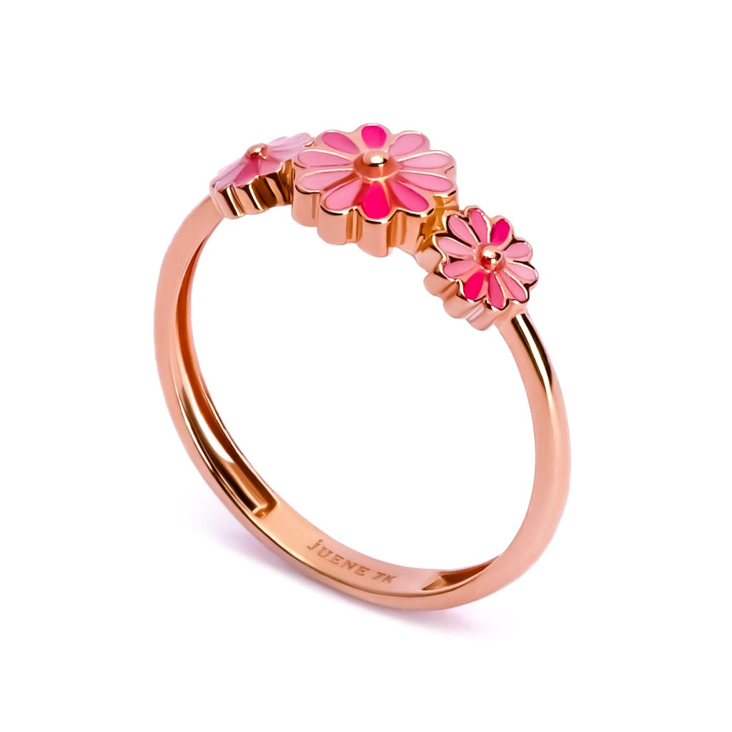 Cincin Emas 7k -  Fira Gold Ring - Cherish Collection - Juene Jewelry