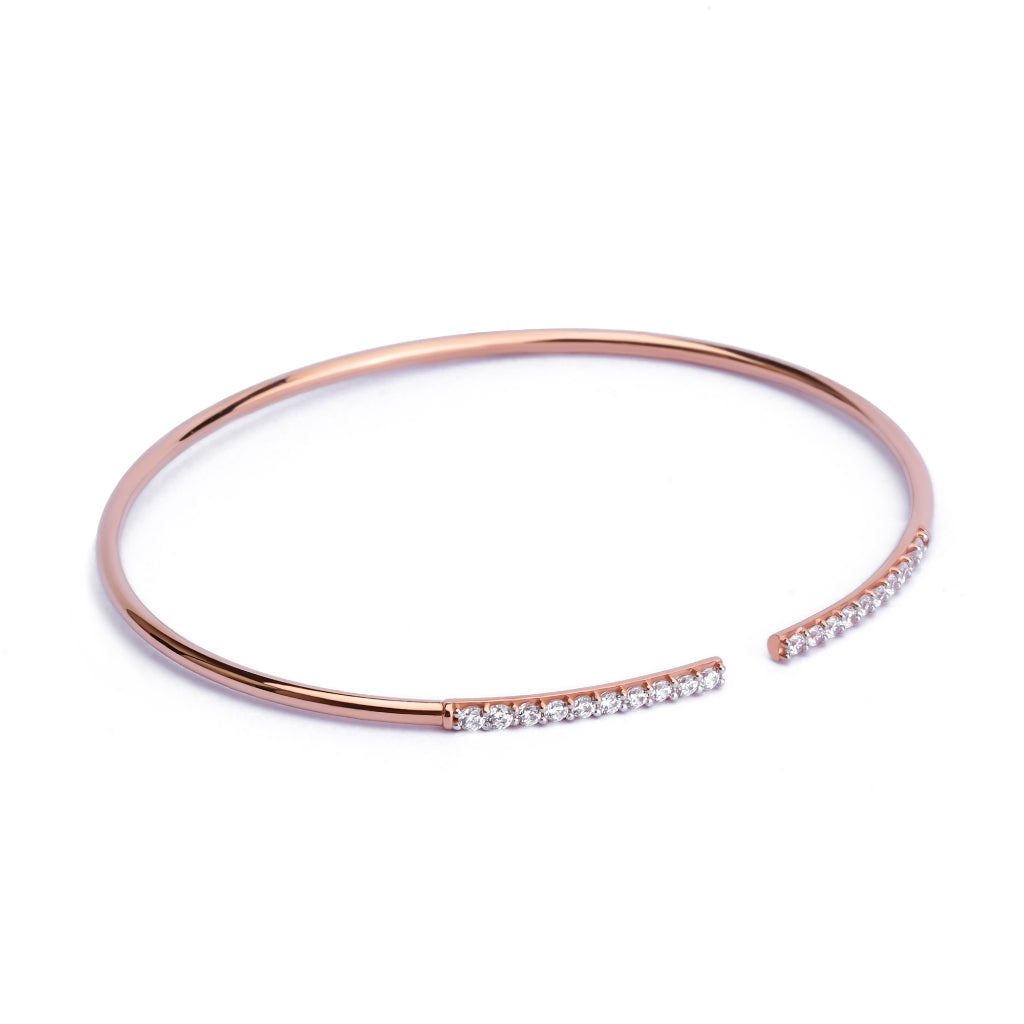 Gelang Emas 7k - Jolie Gold Bangle - Dazzling Collection - Juene Jewelry