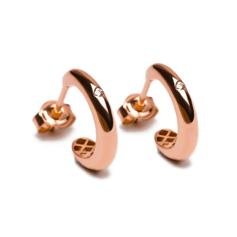 Anting Tusuk Emas 7k - Casey Gold Stud Earring - Luxia Collection - Juene Jewelry