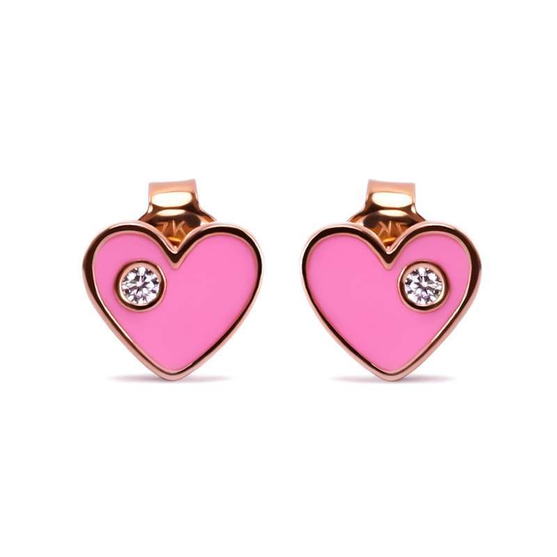 Anting Tusuk Emas 7k - Darling Gold Stud Earring - Cherish Collection - Juene Jewelry