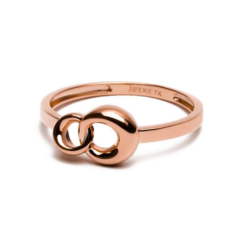 Cincin Emas 7k - Ava Gold Ring - Luxia Collection - Juene Jewelry