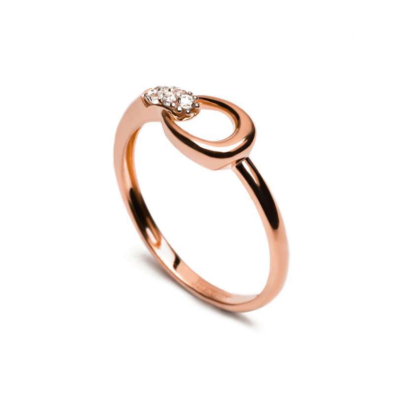 Cincin Emas 7k - Coppen Gold Ring - Luxia Collection - Juene Jewelry