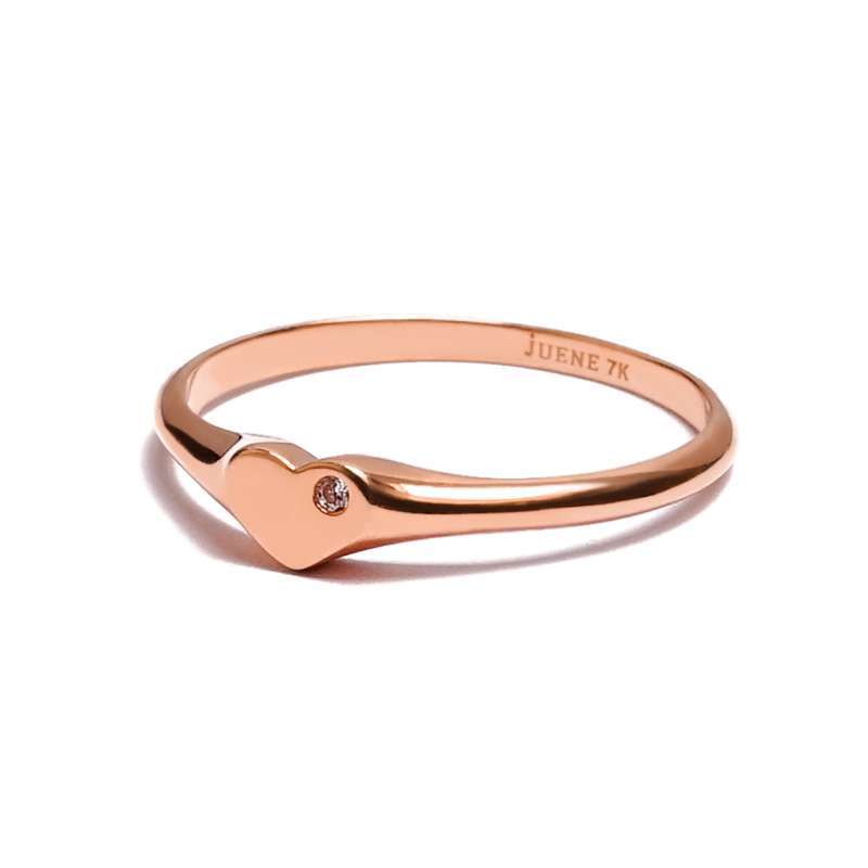 Cincin Emas 7k - Lovely Gold Ring - Luxia Collection - Juene Jewelry